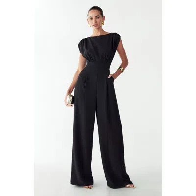 Bwldr Stella Jumpsuit In Black