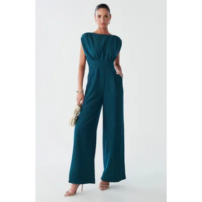 Bwldr Stella Jumpsuit In Green
