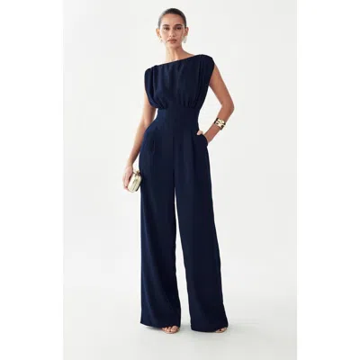 Bwldr Stella Jumpsuit In Blue