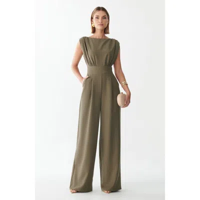 Bwldr Stella Jumpsuit In Green