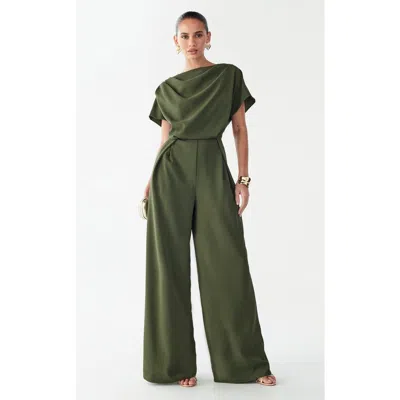 Bwldr Tina Jumpsuit In Brown
