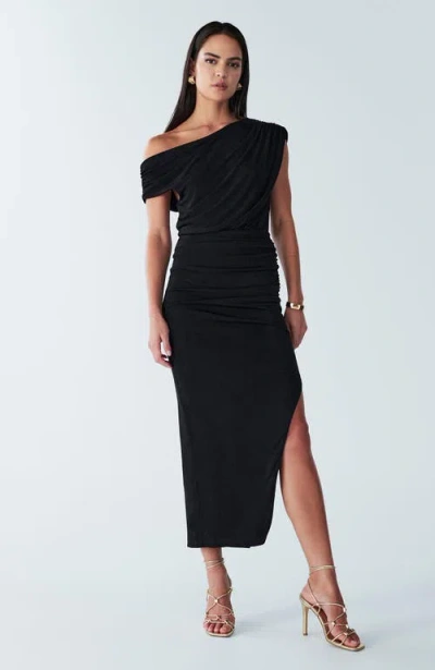 Bwldr Veleda Midi Dress In Black