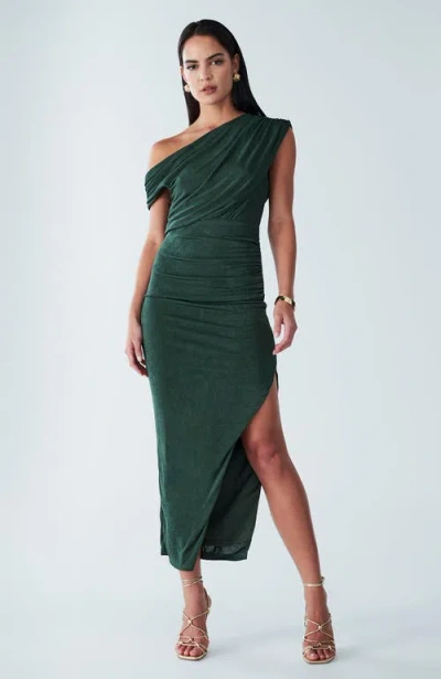 Bwldr Veleda Midi Dress In Brown