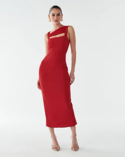 Bwldr Walkin Dress In Red