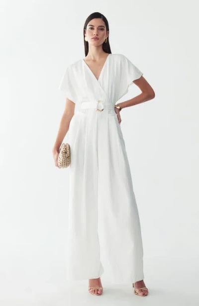 Bwldr Zarah Jumpsuit In White