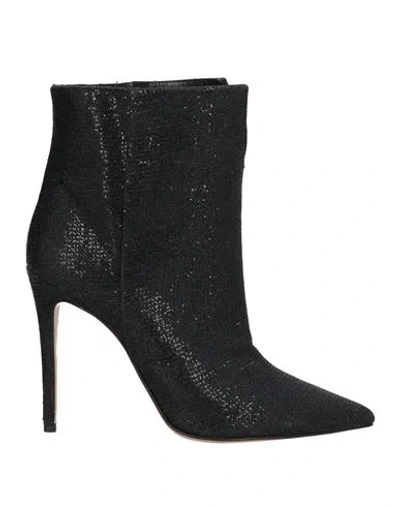 By A. Woman Ankle Boots Black Size 5 Textile Fibers