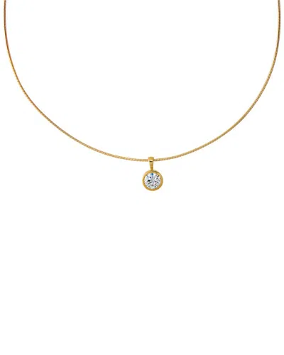 By Adina Eden 14k 2.00 Ct. Tw. Lab-grown Diamond Necklace In Gold