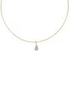 By Adina Eden Adina Eden 14k Lab-grown Diamond Necklace In Gold