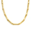 BY ADINA EDEN CHUNKY BAMBOO CHAIN NECKLACE, 16