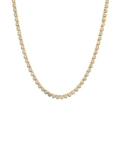 BY ADINA EDEN CUBIC ZIRCONIA BEZEL TENNIS NECKLACE