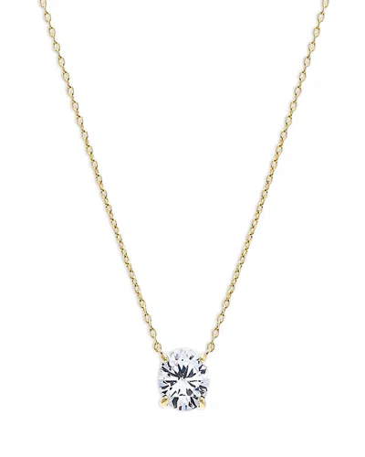 By Adina Eden Eden Juliette Cubic Zirconia Pendant Necklace, 16-19