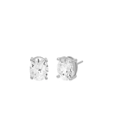 By Adina Eden Juliette Stud Earring In Silver