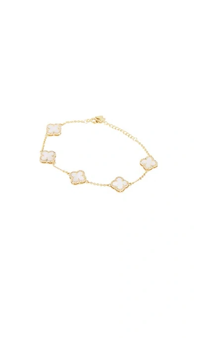 By Adina Eden Armreif Mini Multi Pave In Gold