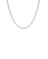 By Adina Eden Thin Three Prong Tennis Necklace