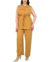 By Alba 2pc Shirt & Pant Set In Orange