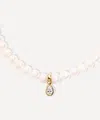 By Alona 18ct Gold-plated Heaven Pearl Necklace In Silver
