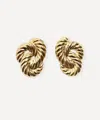 By Alona 18ct Gold-plated Lolita Stud Earrings In Gold