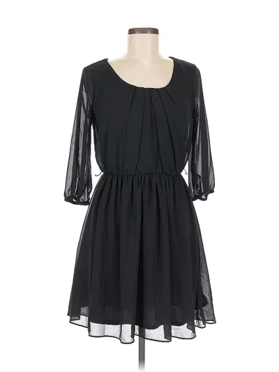 Pre-owned By & By Casual Dress In Black