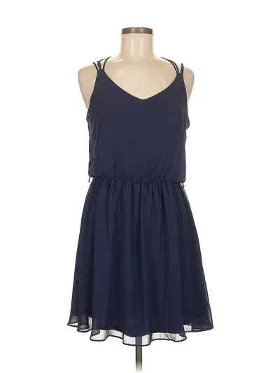 Pre-owned By & By Casual Dress In Blue