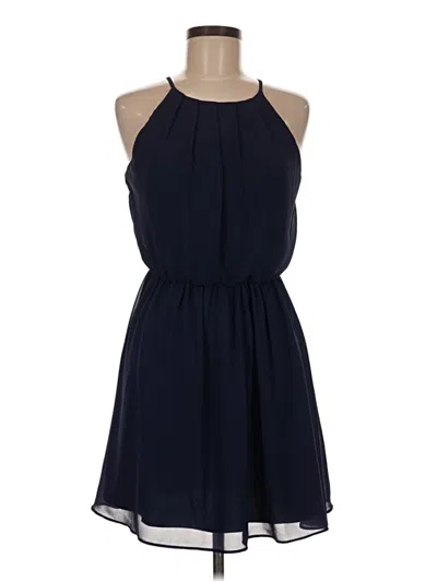 Pre-owned By & By Casual Dress In Blue