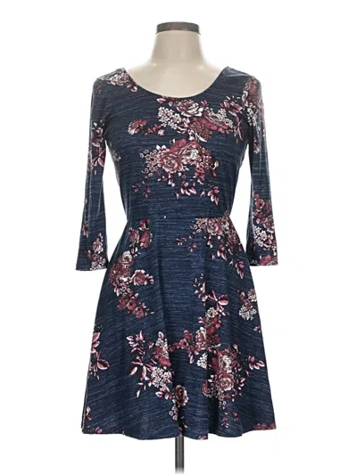 Pre-owned By & By Casual Dress In Blue