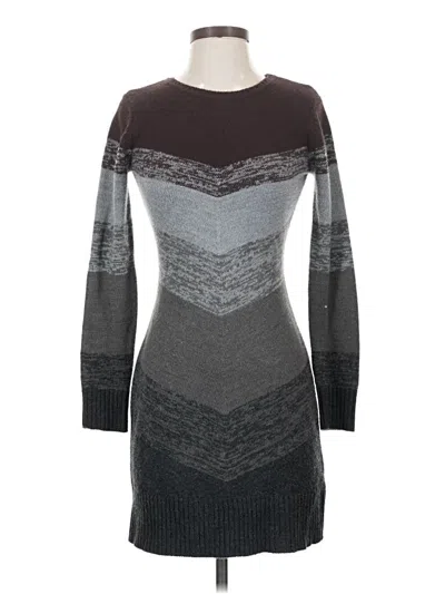 Pre-owned By & By Casual Dress In Gray