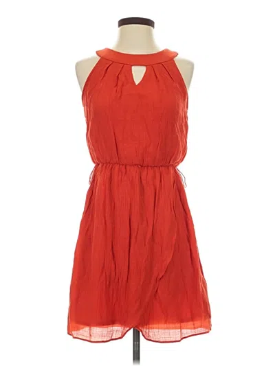 Pre-owned By & By Casual Dress In Orange