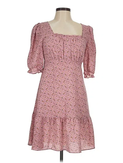 Pre-owned By & By Casual Dress In Pink