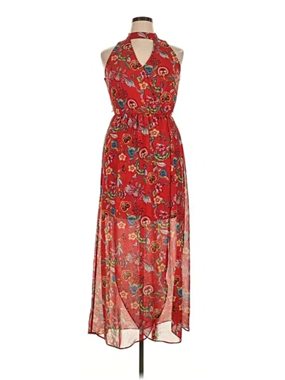 Pre-owned By & By Casual Dress In Red