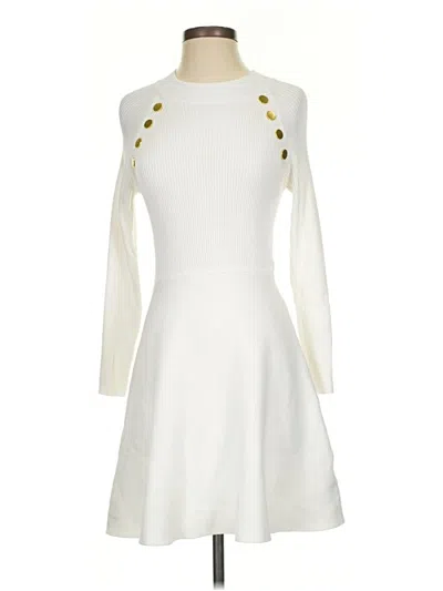 Pre-owned By & By Casual Dress In White