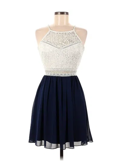 Pre-owned By & By Cocktail Dress In Blue