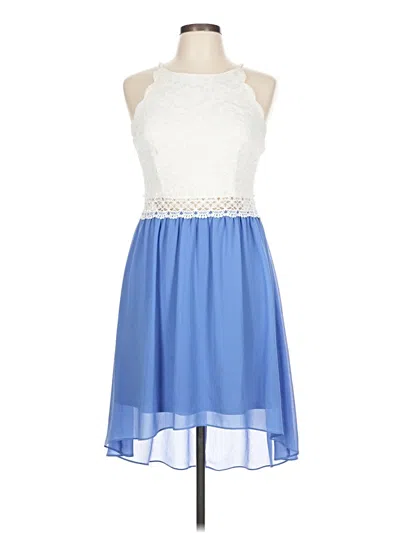 Pre-owned By & By Cocktail Dress In Blue