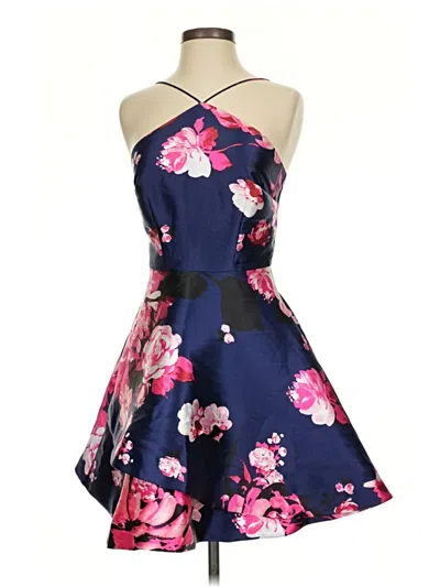 Pre-owned By & By Cocktail Dress In Blue