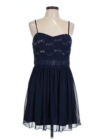 Pre-owned By & By Cocktail Dress In Blue