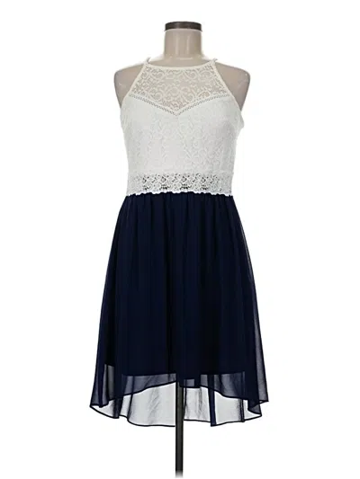 Pre-owned By & By Cocktail Dress In Blue