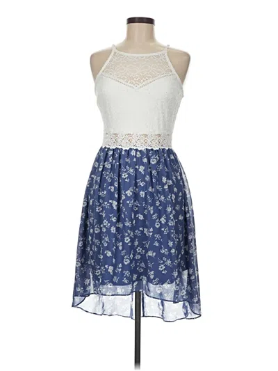 Pre-owned By & By Cocktail Dress In Blue