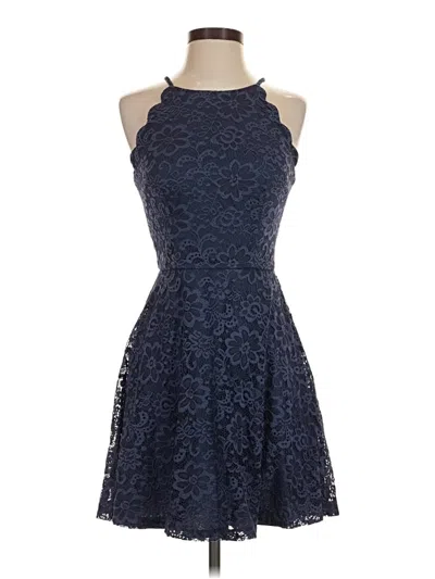 Pre-owned By & By Cocktail Dress In Blue