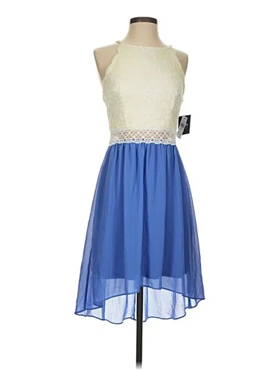 By & By Cocktail Dress In Blue