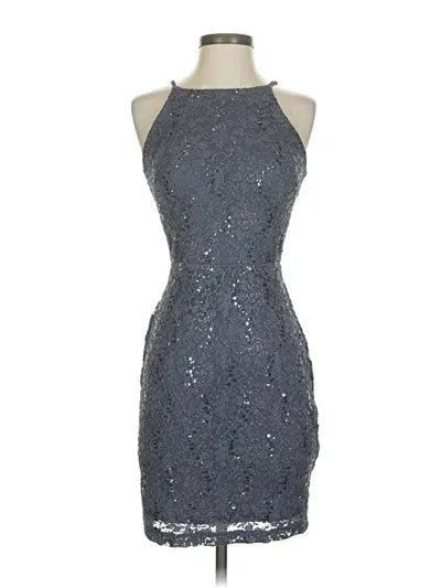 Pre-owned By & By Cocktail Dress In Gray