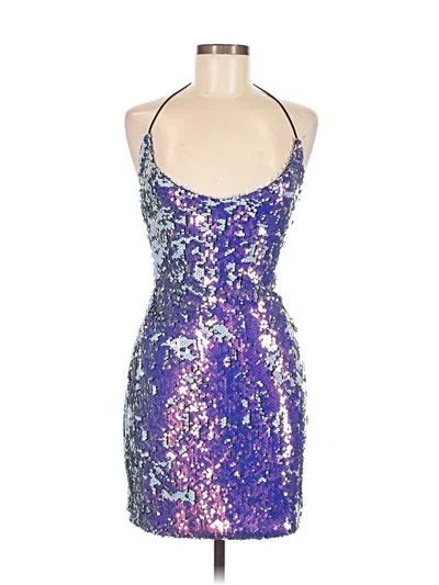 Pre-owned By & By Cocktail Dress In Purple