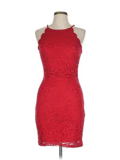 Pre-owned By & By Cocktail Dress In Red