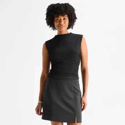 By & By By&by Juniors Womens Sleeveless Pullover Sweater In Black