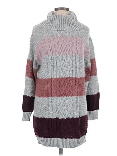 Pre-owned By & By Pullover Sweater In Gray