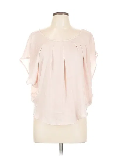 Pre-owned By & By Short Sleeve Blouse In Pink