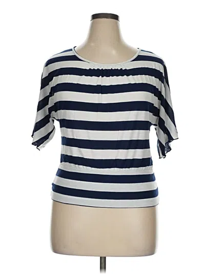 Pre-owned By & By Short Sleeve T-shirt In Blue