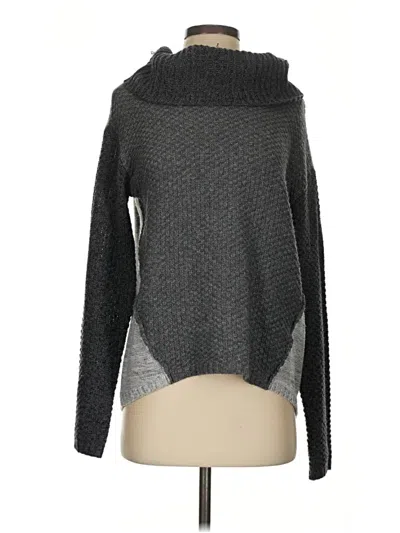 Pre-owned By & By Turtleneck Sweater In Gray