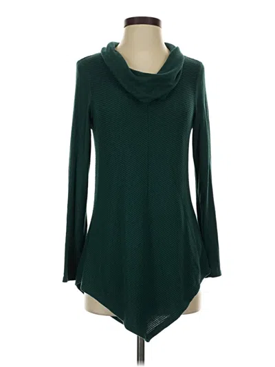 Pre-owned By & By Turtleneck Sweater In Green