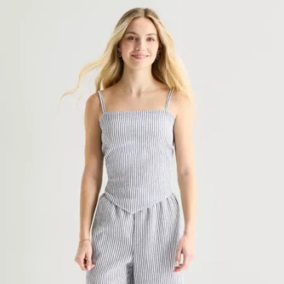 By & By By&by Womens Blouse In Blue