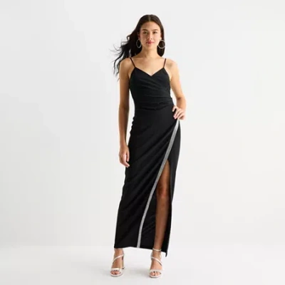 By & By By&by Womens Juniors Sleeveless Bodycon Dress In Black