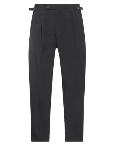 By And Man Pants Black Size 34 Viscose, Linen